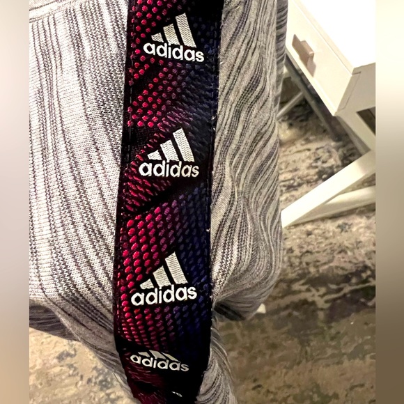 Adidas Crop Top Crew Neck Sweatshirt - Picture 4 of 9